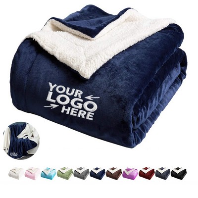 Soft Fleece Throw Couch Blanket