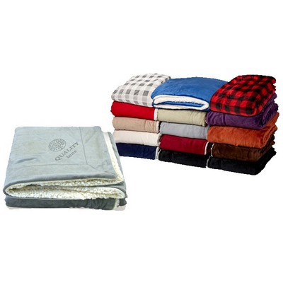 Micro-mink Sherpa Blanket